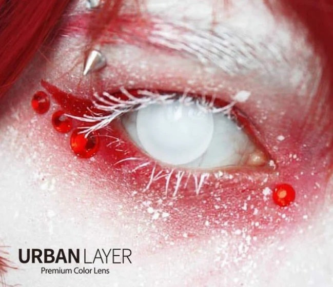 White blind F132- Urban Layer crazy lens