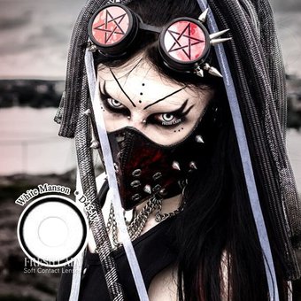 Crazy lens White manson D45-W - Freshlady