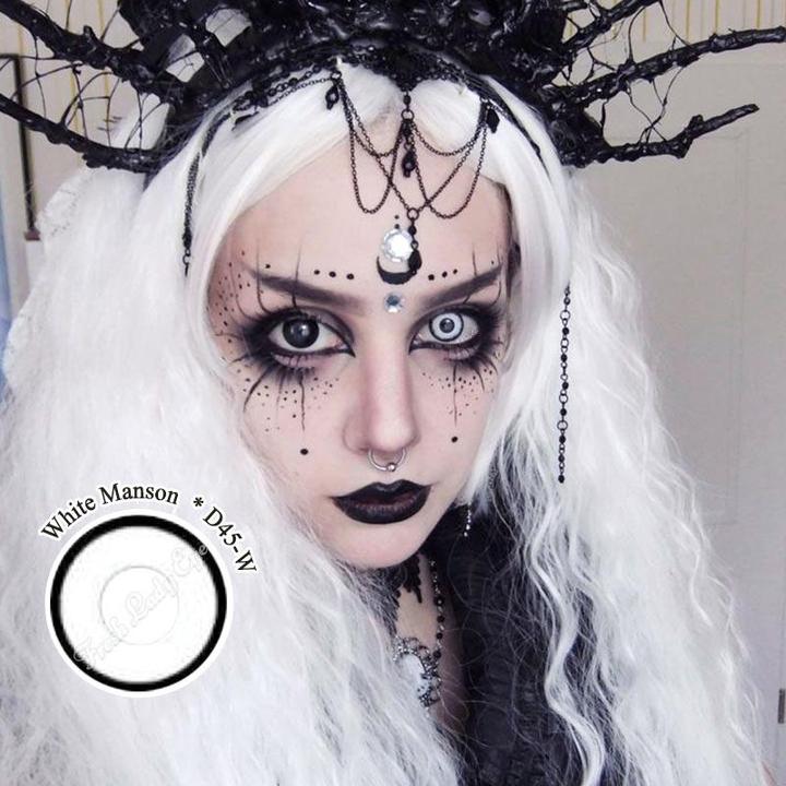 Crazy lens White manson D45-W - Freshlady