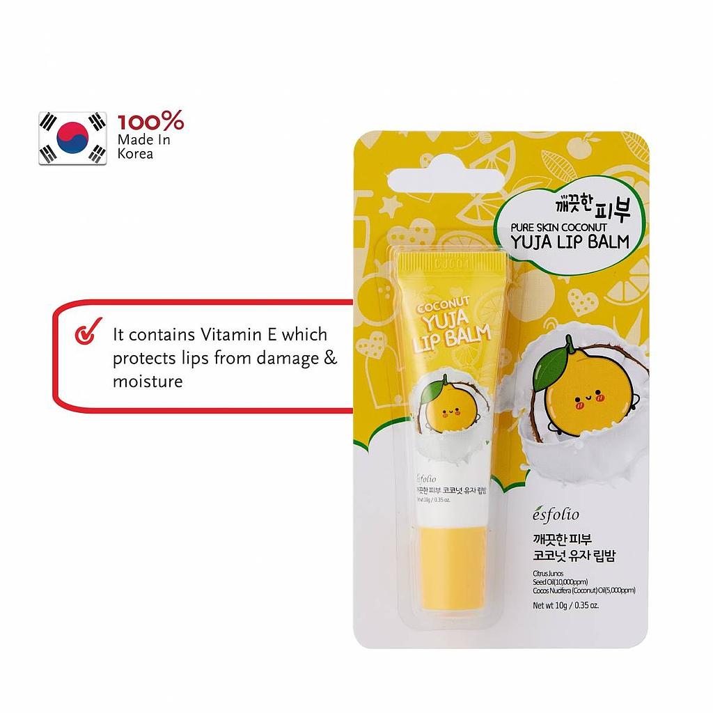 Pure Skin Yuja Lip Balm - Esfolio