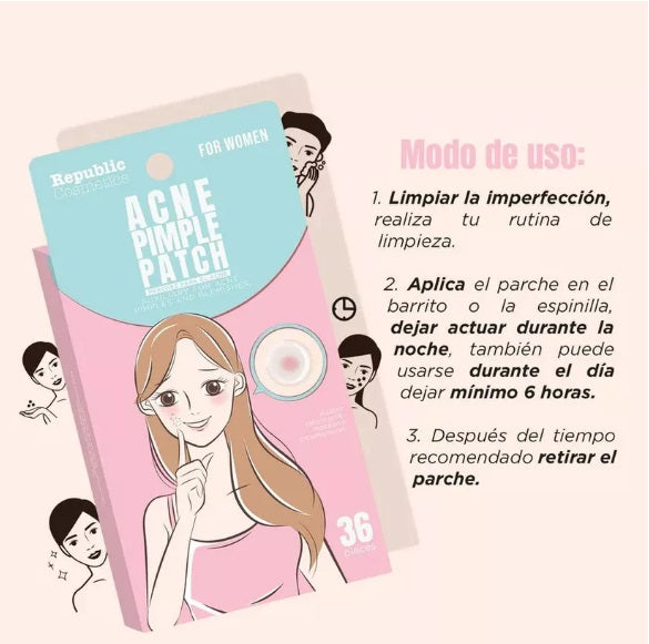 Parches para el acne - Republic Cosmetics