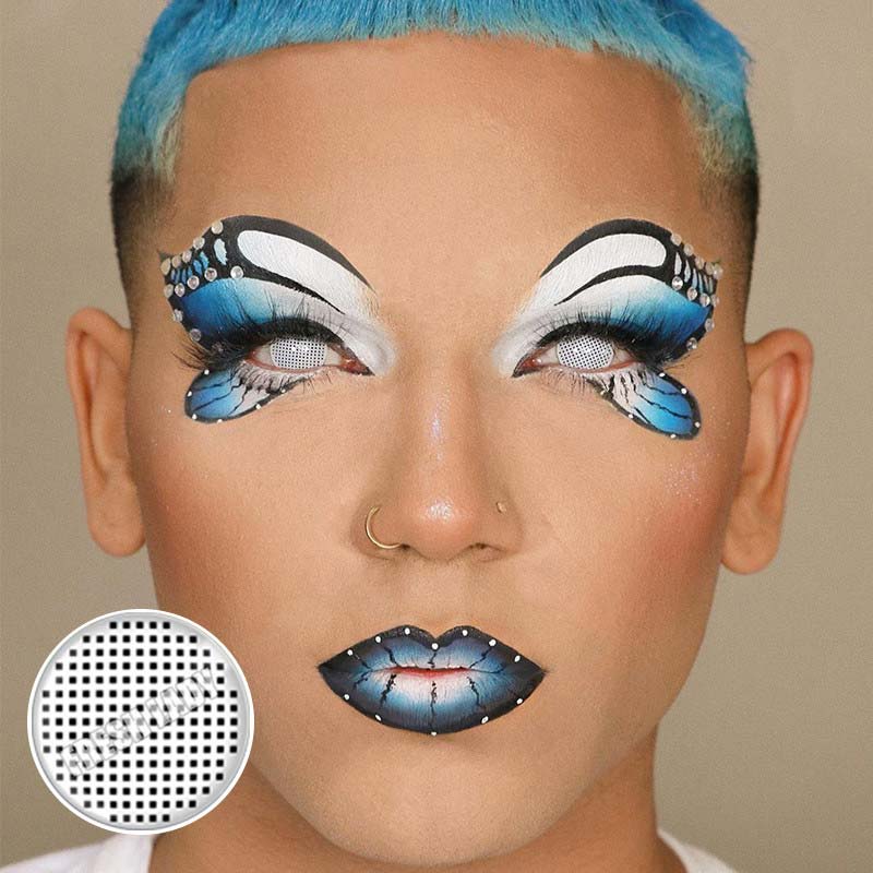Crazy Lens White Mesh - Freshlady