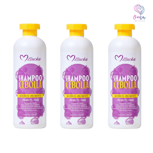 Pack 3 Shampoo Cebolla crecimiento