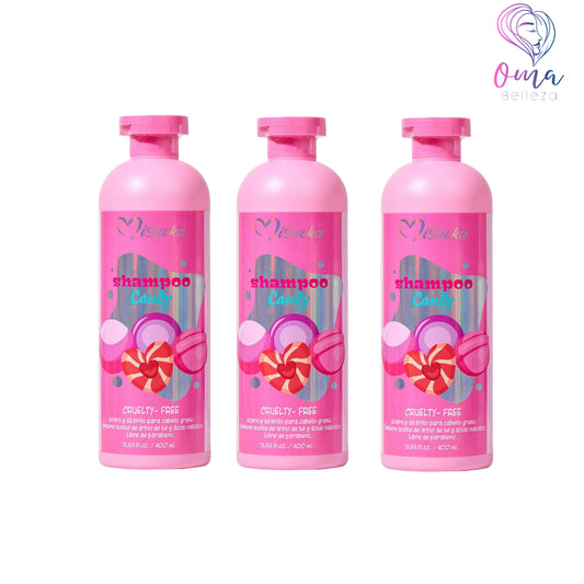 Pack 3 shampoo Candy cabello Graso